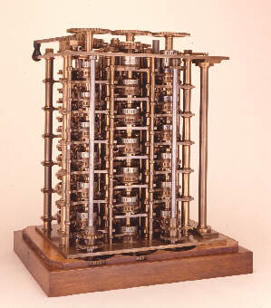 A fragment of the Difference Engine No. 1 (1832) © Science Museum, London. Science & Society Picture Library
